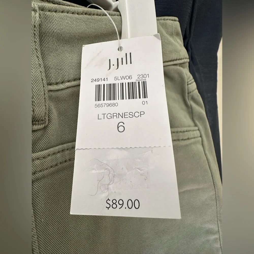 Olive Green Casual Pants - Picture 2 of 4